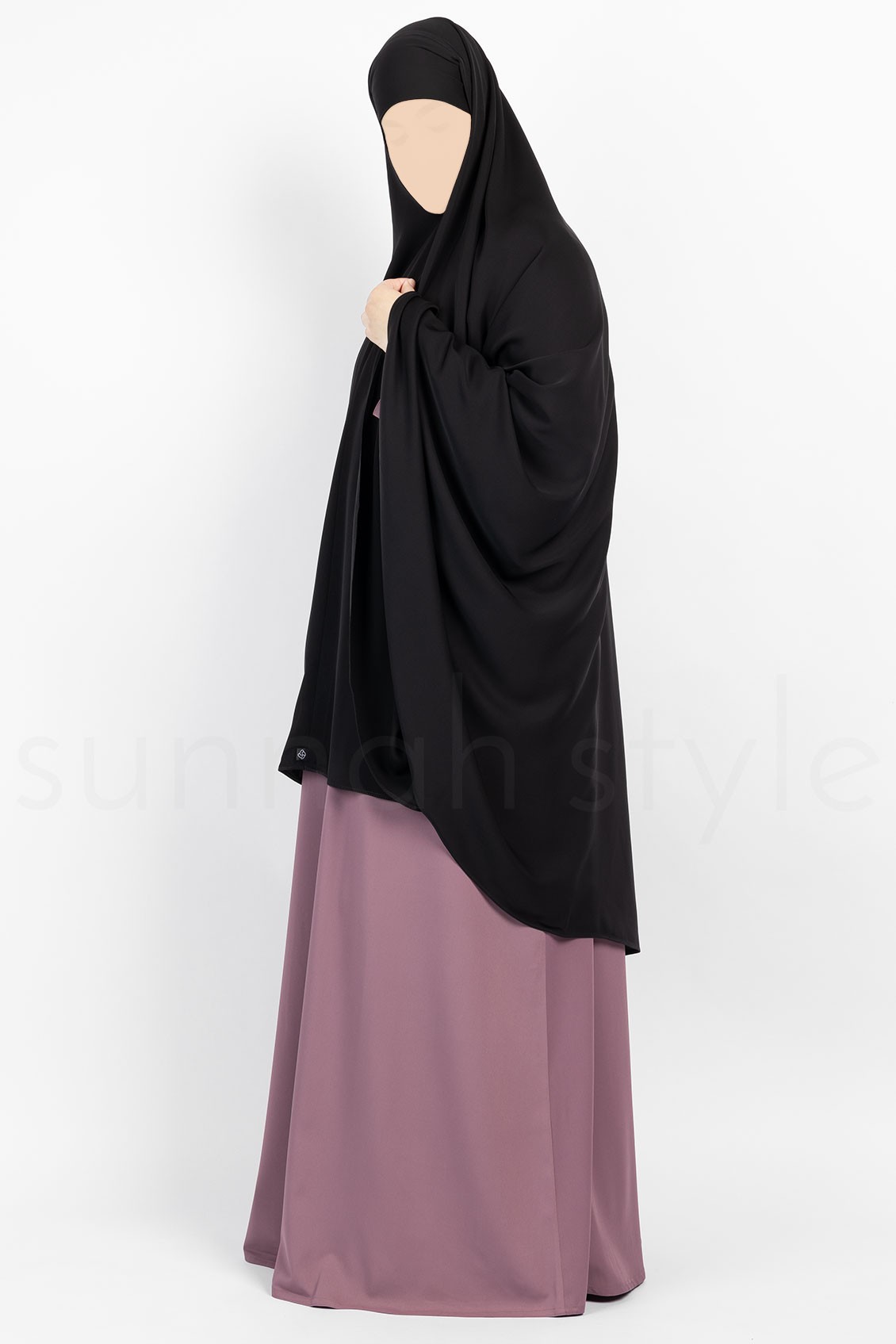 Sunnah Style Essentials Tie-Back Khimar Black
